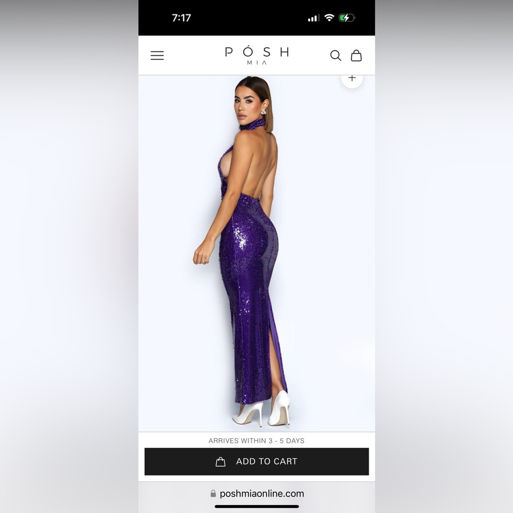 POSH MIA ELECTRA GOWN
